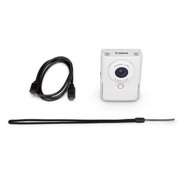 キヤノン ビデオカメラ パワーショット V10 ホワイト ( 1台 ) : 爽快