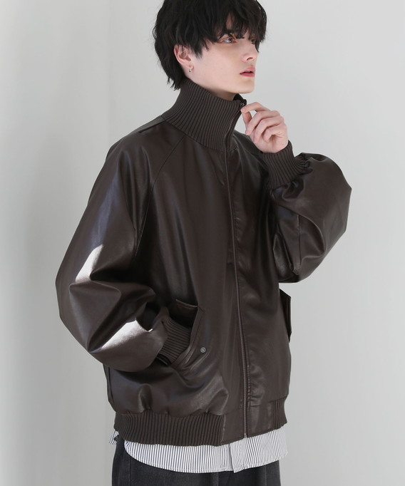 ブルゾン ジャケット アウター メンズ ファッション ハイネック