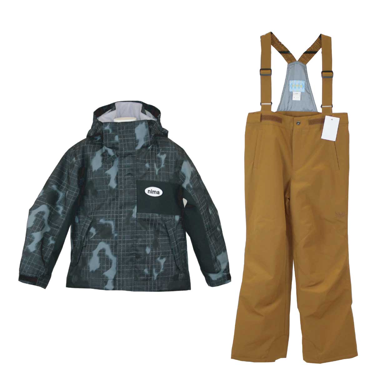 キッズ ジュニア スキーウェア上下セット スノーウェア スノーボード