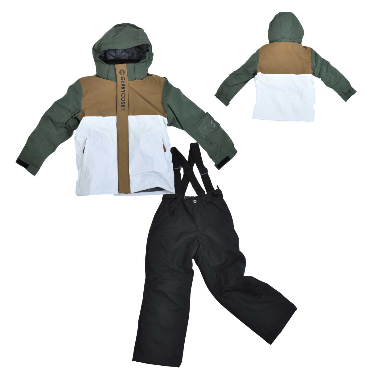 キッズ ジュニア スキーウェア 上下セット ボーイズ 男の子 防水 はっ