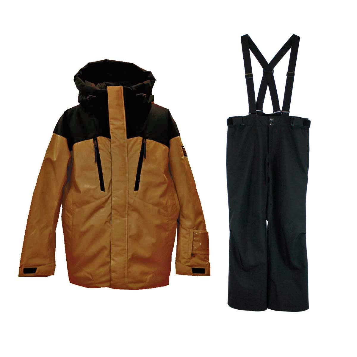 メンズ レディース スキースーツ スキーウェア 上下セット 耐水圧