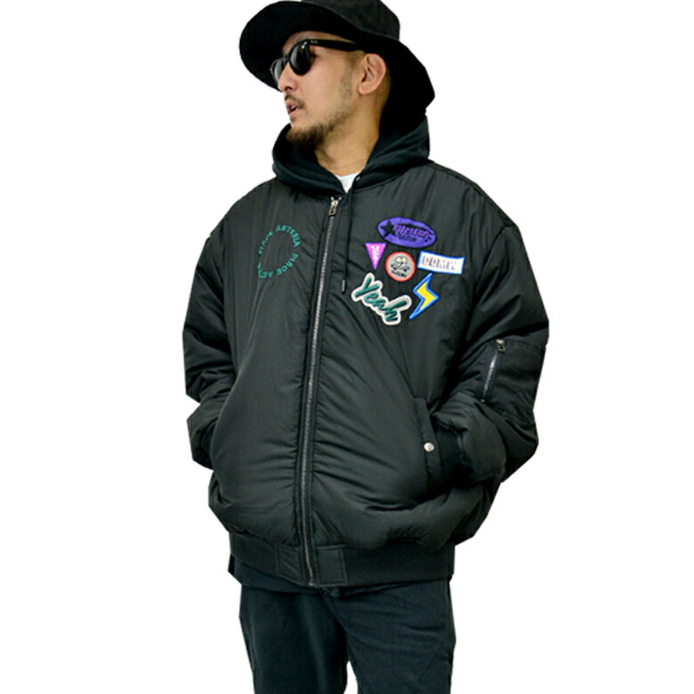 閉店セール】中綿ジャケット MA-1 MA1 ビッグシルエット オーバー