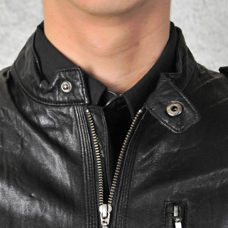 レザージャケット メンズ 本革 ラムレザー 羊革 ブラック 黒 M L XL 2L