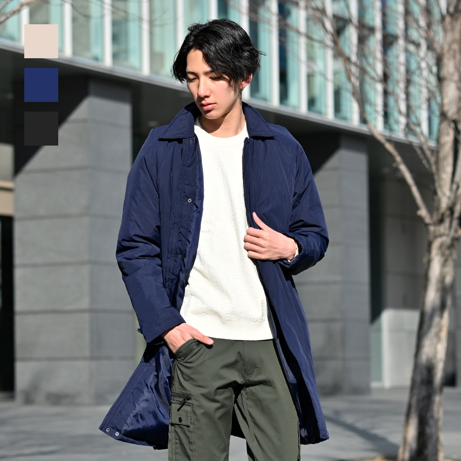 EVOLUTION（エボリューション） ステンカラーコート ダウンコート