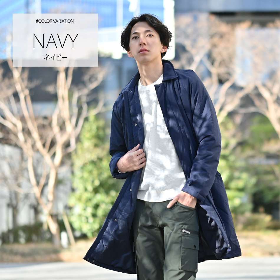 EVOLUTION（エボリューション） ステンカラーコート ダウンコート