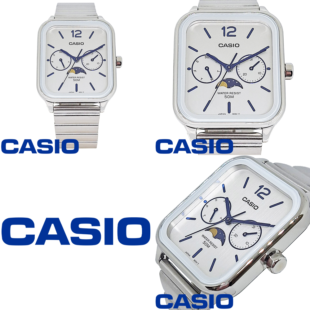 CASIO（カシオ） チープカシオ 腕時計 メンズ スクエアー型 3針 マルチ