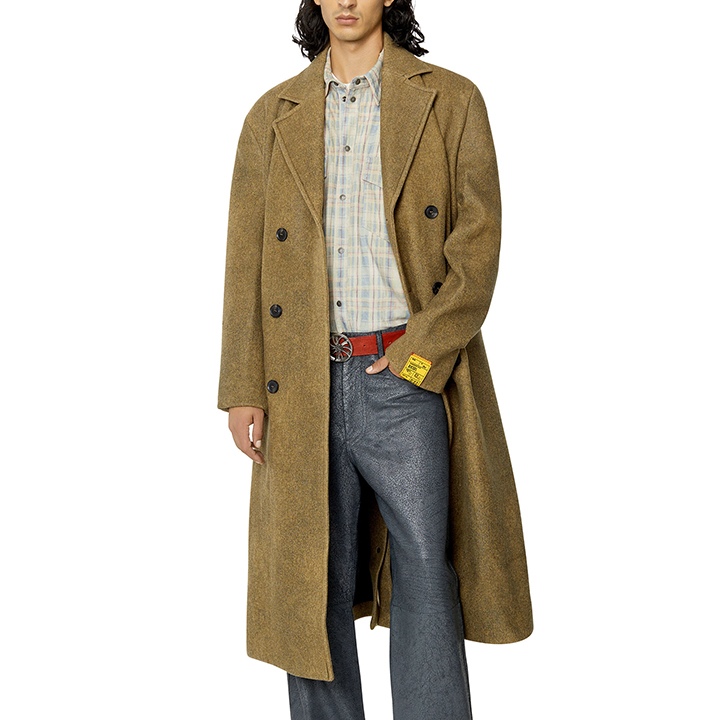 DIESEL（ディーゼル） チェスターコート メンズ ワンポイント