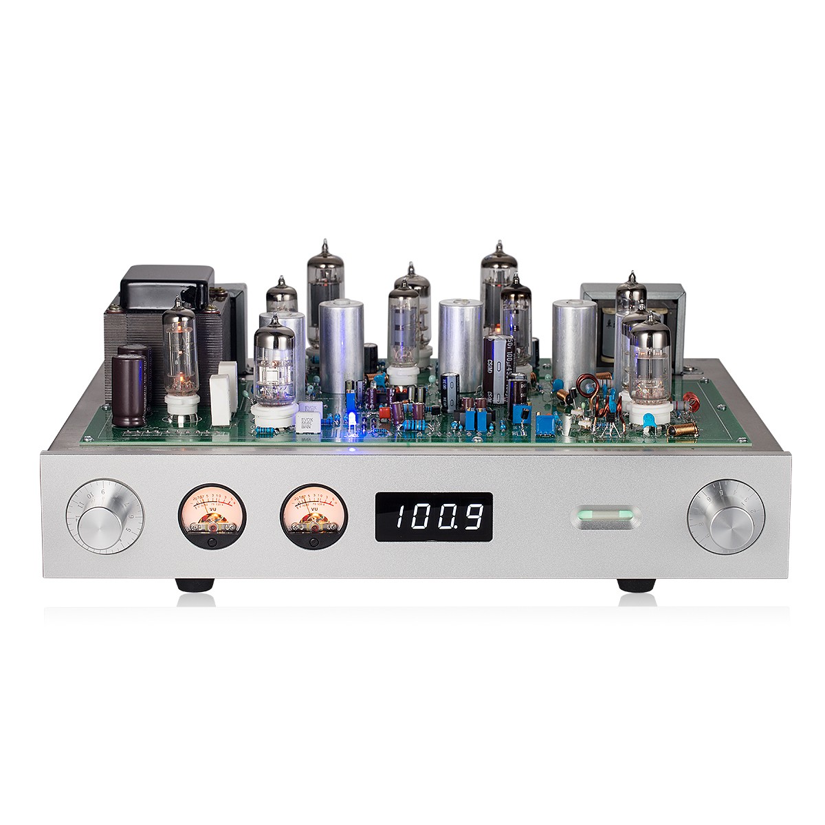 アンプ DIY キット テロダイン 真空管 FM ラジオ ステレオ 真空管