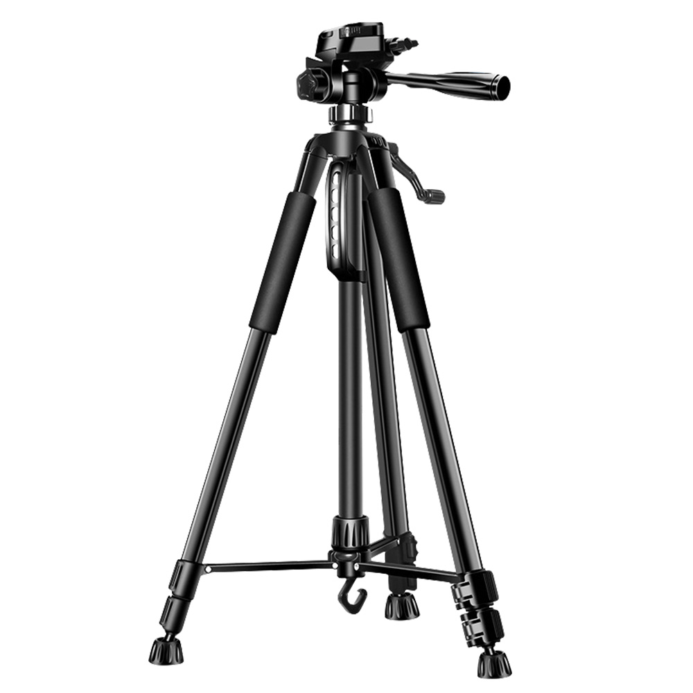収納袋付き 三脚 スマホスタンド ビデオカメラ スマホ三脚 3WAY雲台