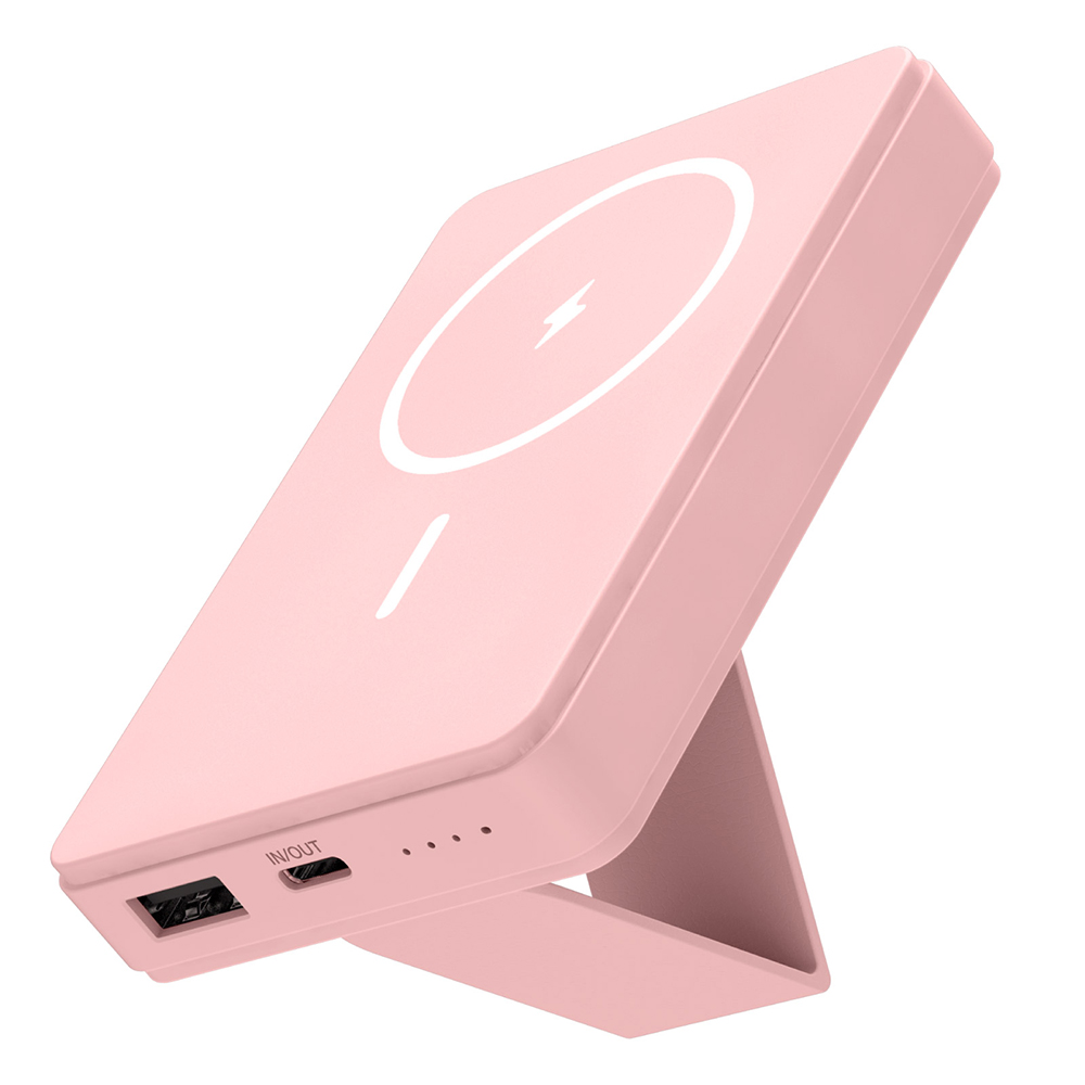 多摩電子工業 モバイルバッテリー 5000mAh MagSafe対応 ワイヤレス充電