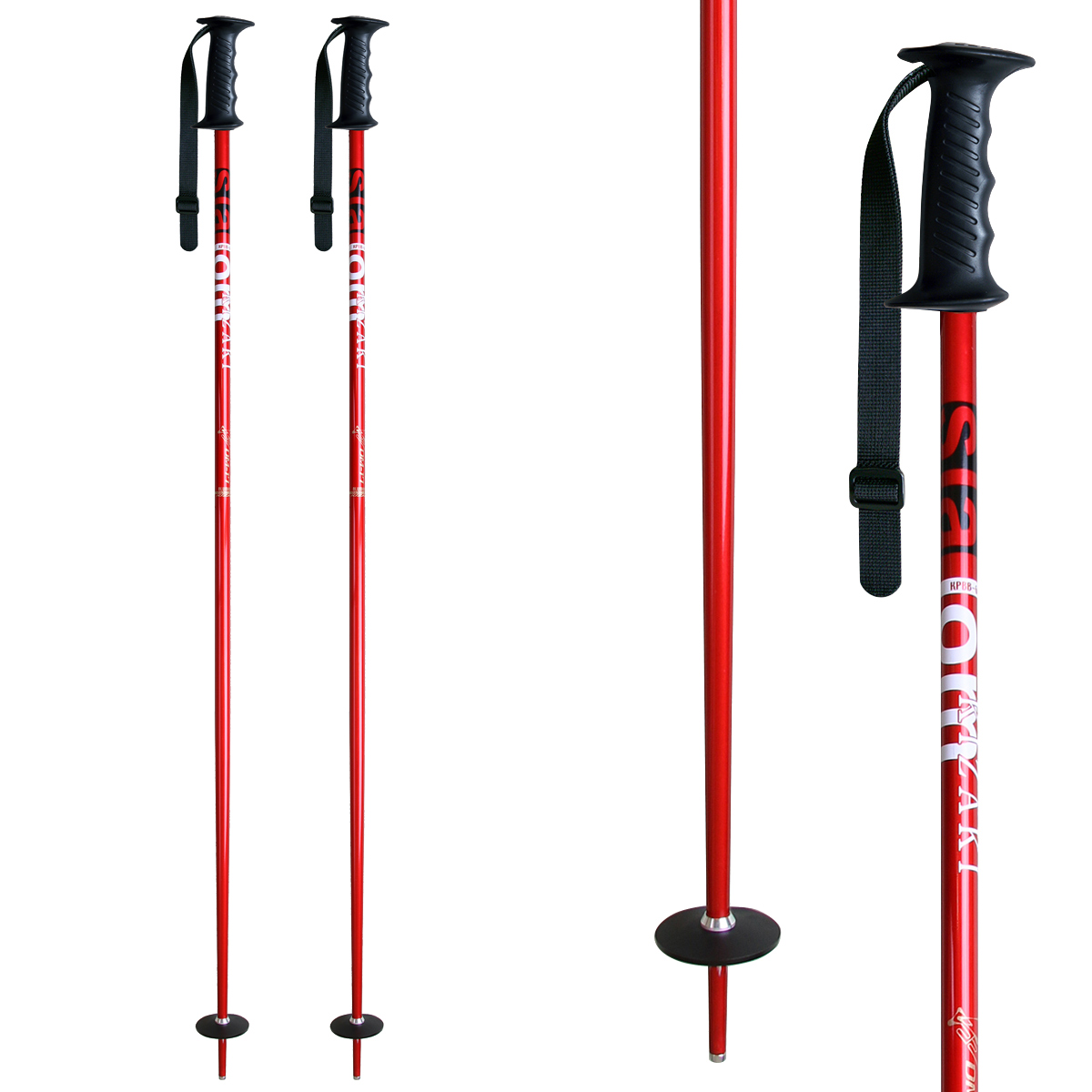 KIZAKI（キザキ） スキー ポール ストック＜2024＞スラローム / KPBB