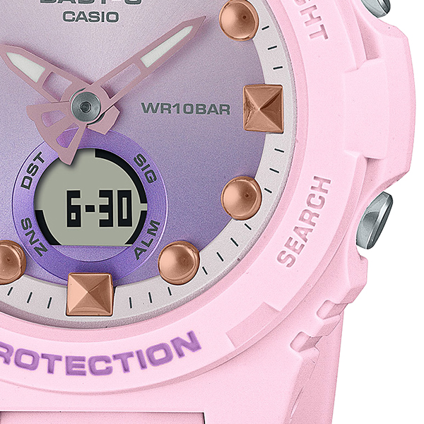 BABY-G ベビージー ビーチシーンデザイン フラミンゴピンク BGA-320