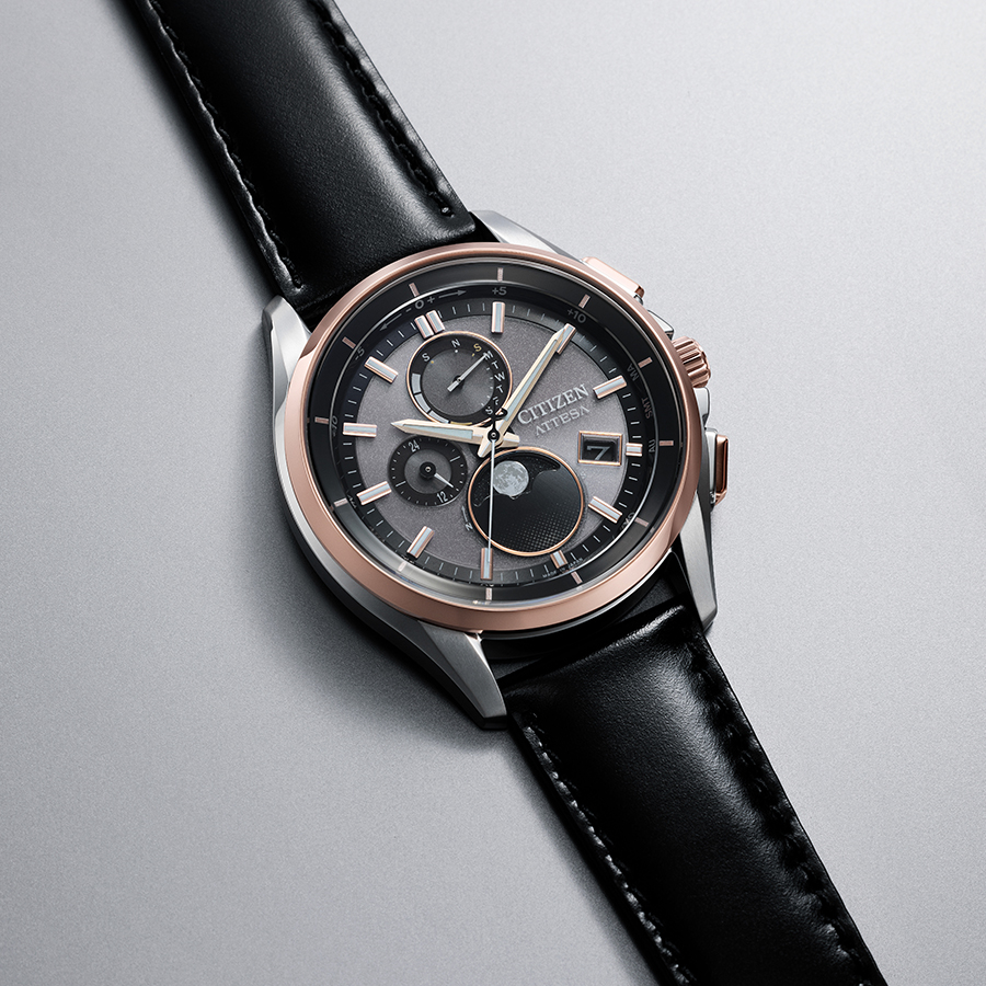 ATTESA（CITIZEN） シチズン アテッサ ブラックチタンシリーズ ムーン