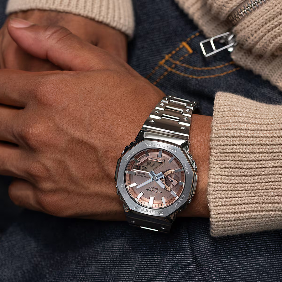 G-SHOCK FULL METAL フルメタル オクタゴン GM-B2100AD-5AJF メンズ