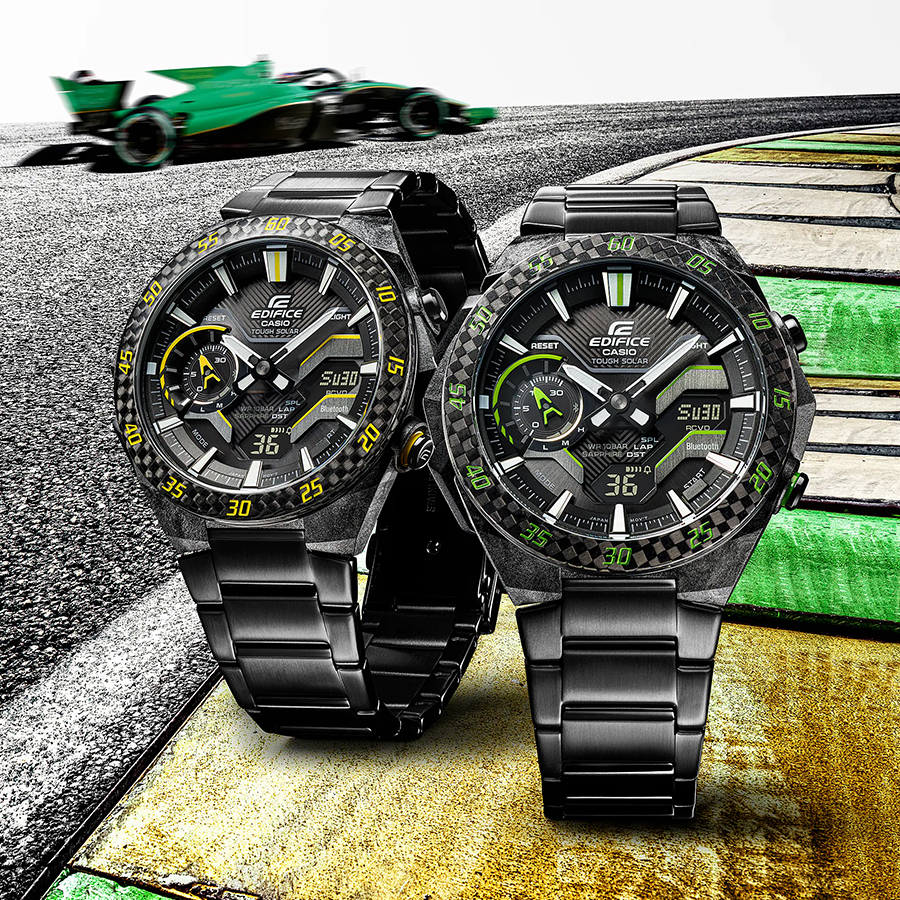 EDIFICE（CASIO） カシオ エディフィス ウインドフロウ イエロー