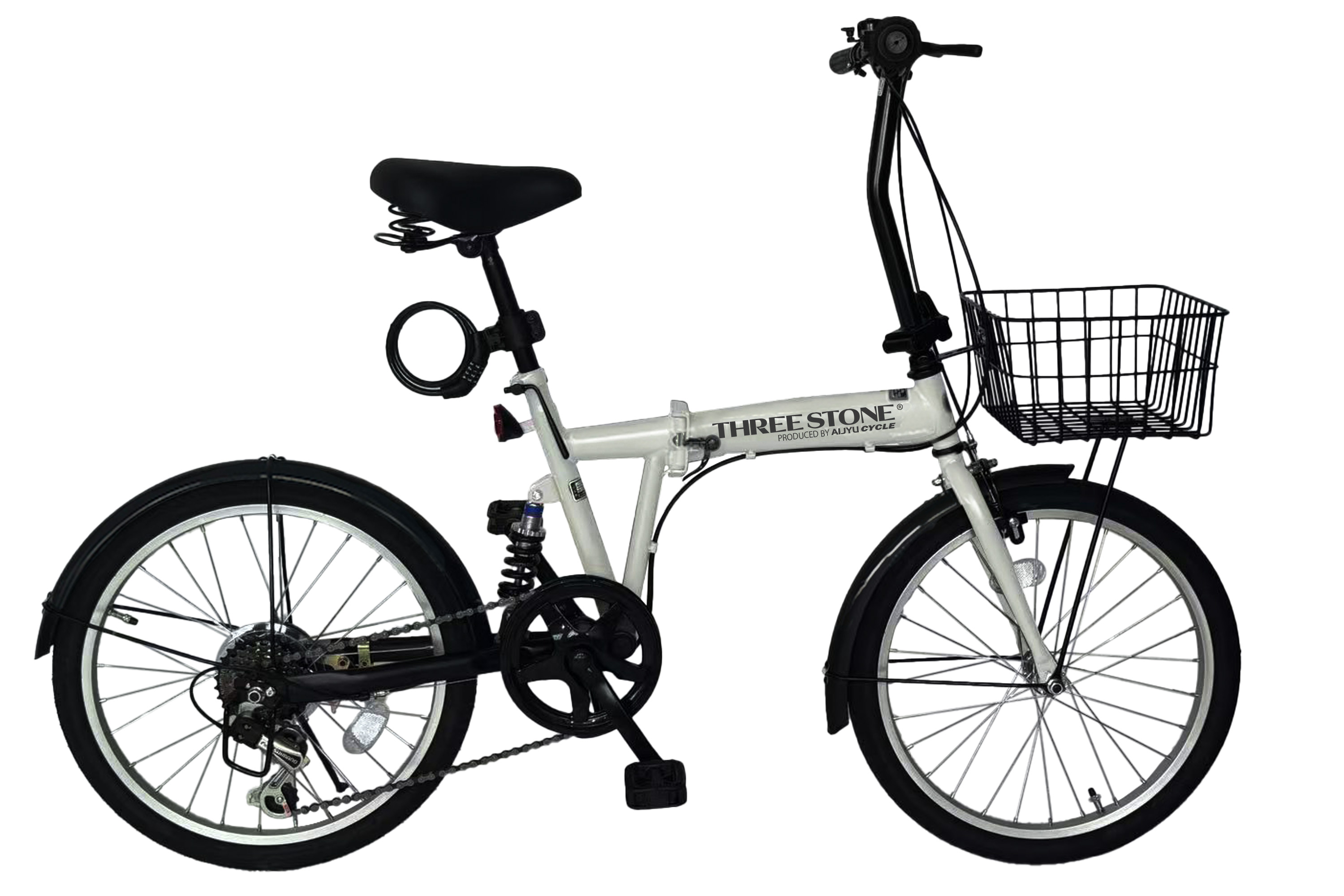 アイジュサイクル 折りたたみ自転車 20インチ シマノ 6段ギア 折り畳み