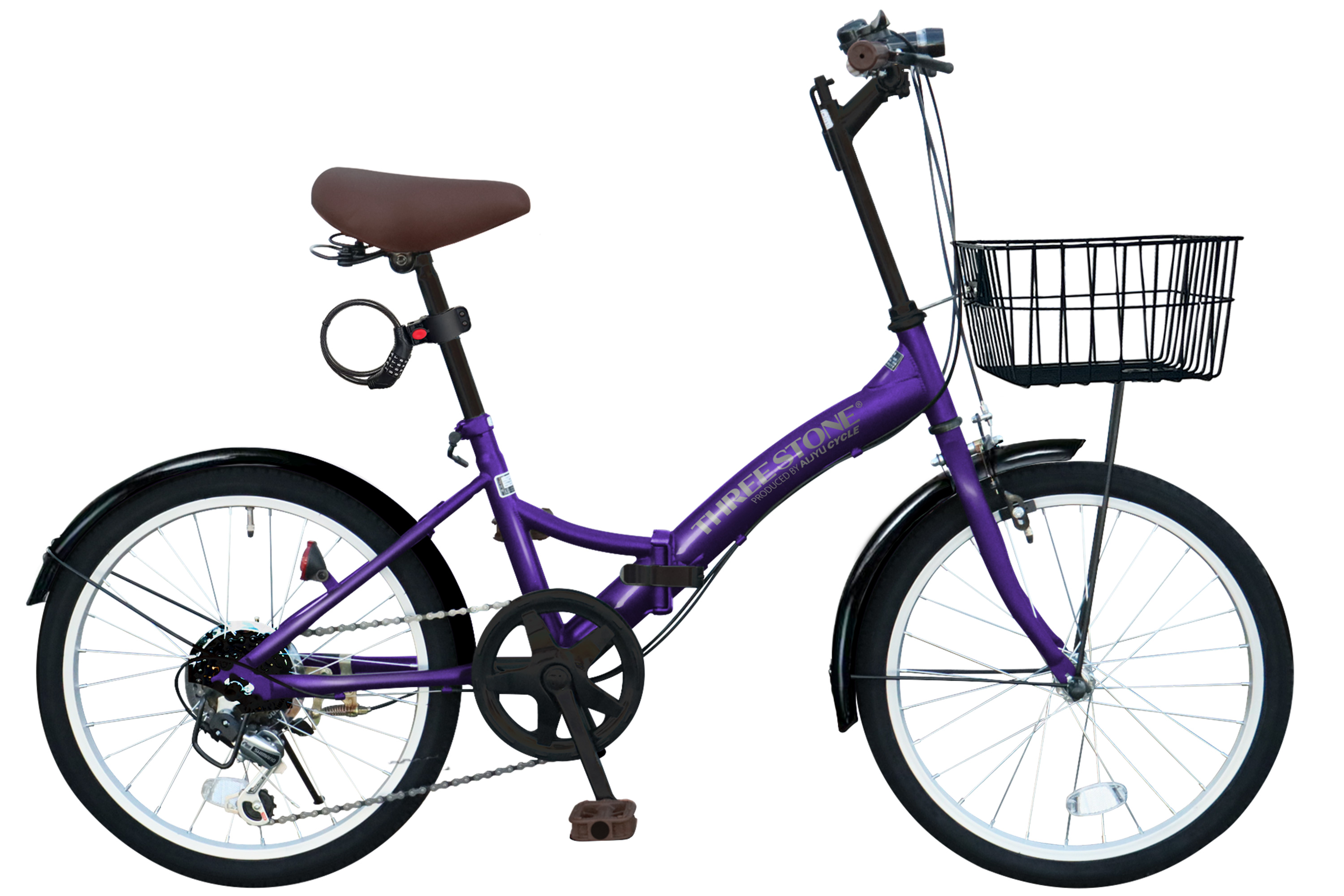 アイジュサイクル 折りたたみ自転車 20インチ シマノ製 6段ギア