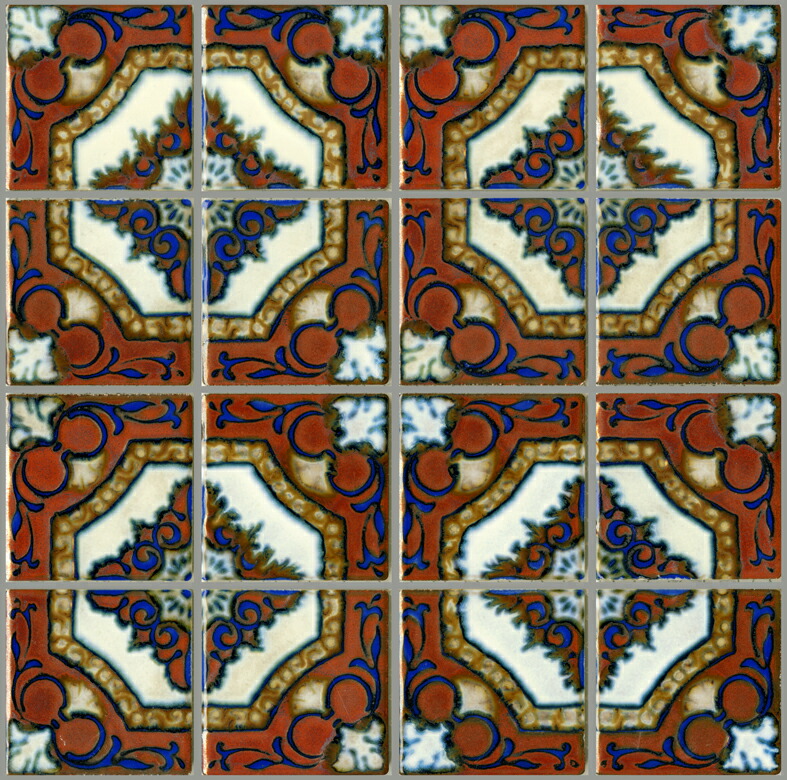 マジョリカ タイル マジョルカ アンティーク モザイクタイル シート 75