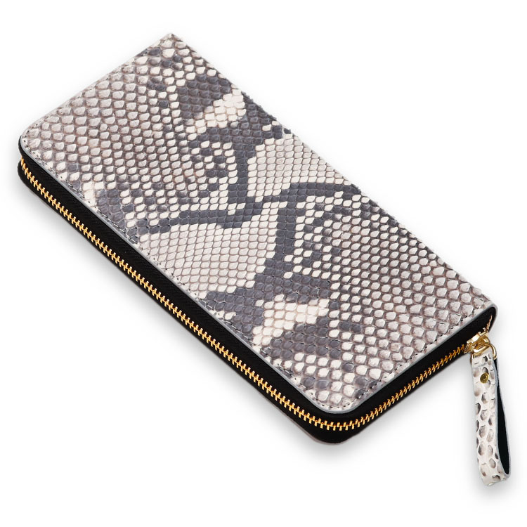 東京クロコダイル 財布 メンズ 長財布 パイソン 日本製 蛇革 ヘビ革