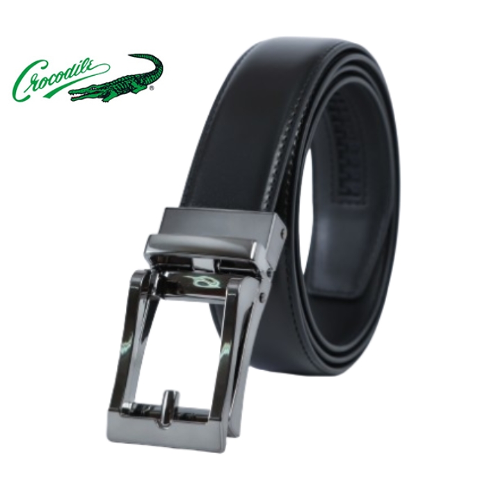 Crocodile（クロコダイル） 超軽量ベルト メンズ 本革 ビジネス 穴なし