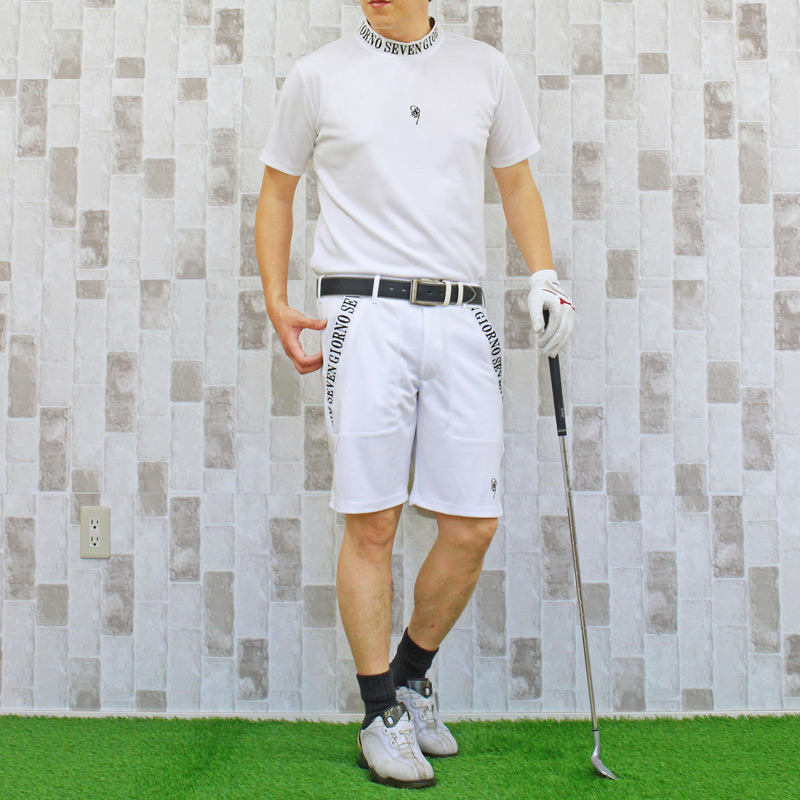 ゴルフウェア セットアップ 上下 メンズ モックネックシャツ GIORNO