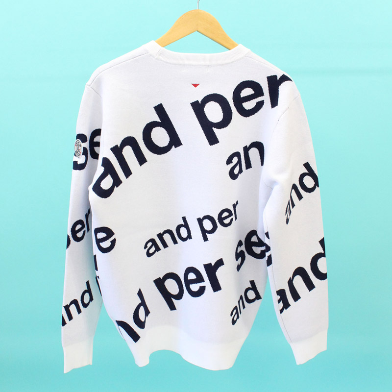 and per se（アンパスィ） ゴルフウェア メンズ ニットセーター