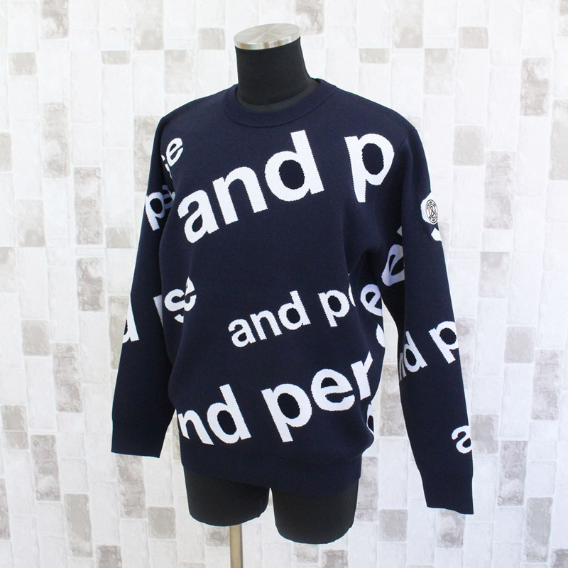 and per se（アンパスィ） ゴルフウェア メンズ ニットセーター