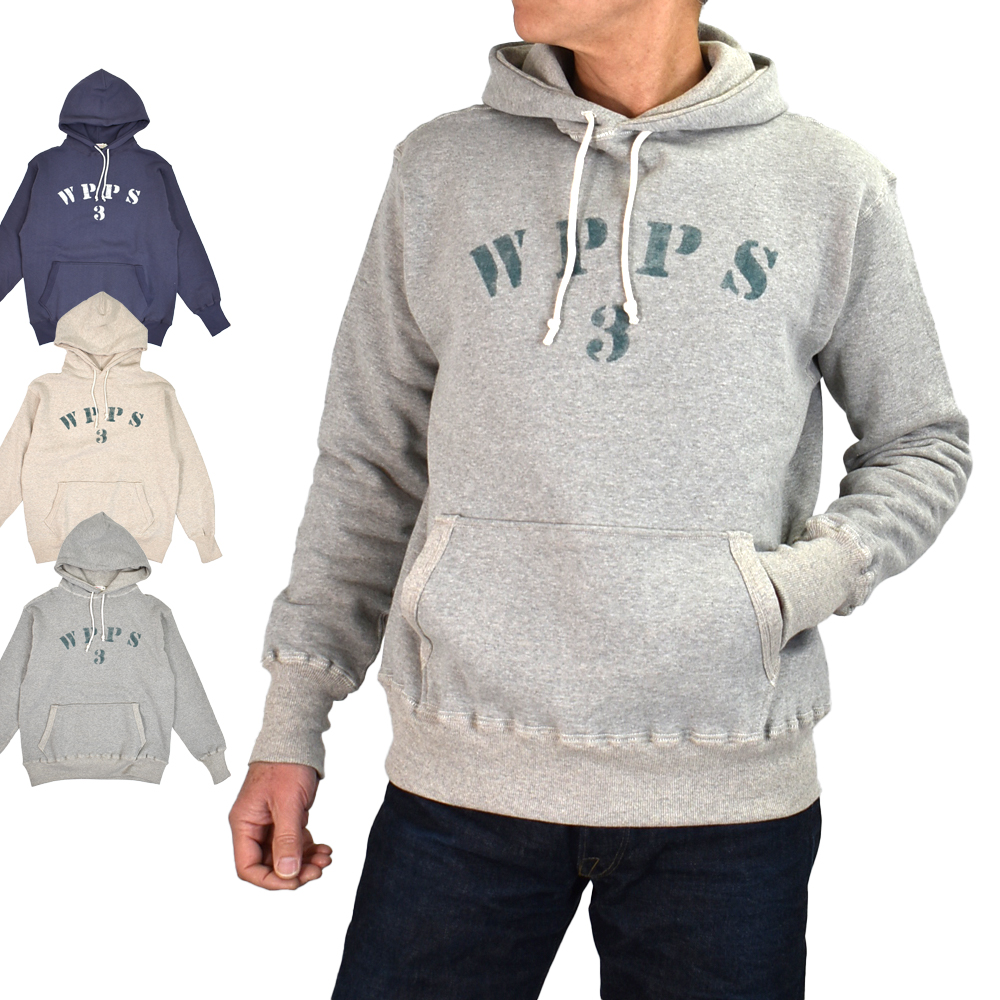 WAREHOUSE（ウエアハウス） 長袖スウェット Lot 450 2本針フード WPPS