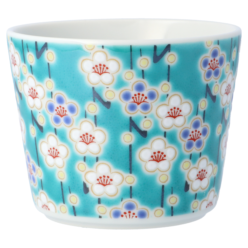 九谷焼 【新形状】九谷焼 縁起カップ 吉祥 / 青郊窯 そばちょこ フリー