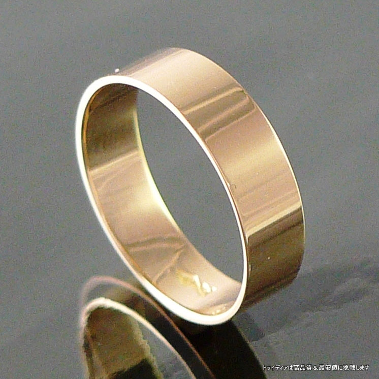 TRIDEA JEWELRY（トライディアジュエリー） K18 マリッジリング 平打