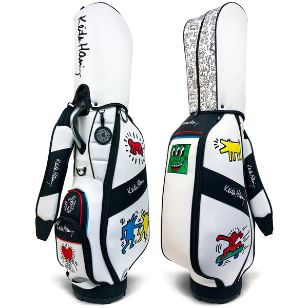 Keith Haring（キース ヘリング） KHCB-09 WH カート キャディバッグ