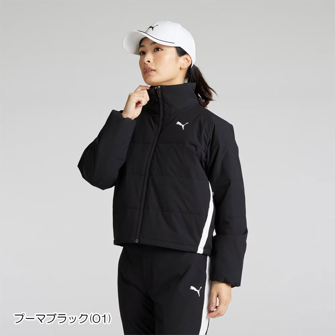 プーマ] ブルゾン ゴルフ W クラシカルチェック中綿ブルゾン