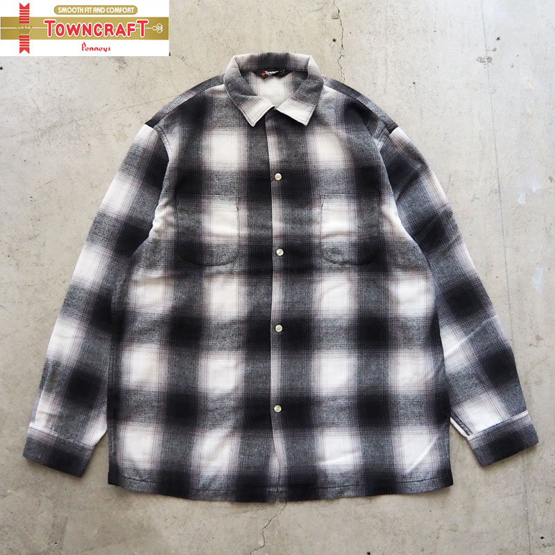 TOWNCRAFT（タウンクラフト） シャツ ネルシャツ TOWNCRAFT 60s