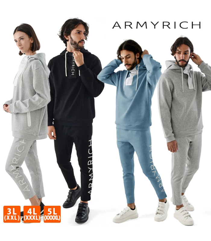 ARMYRICH アーミーリッチ 大きいサイズ セットアップ メンズ 上下