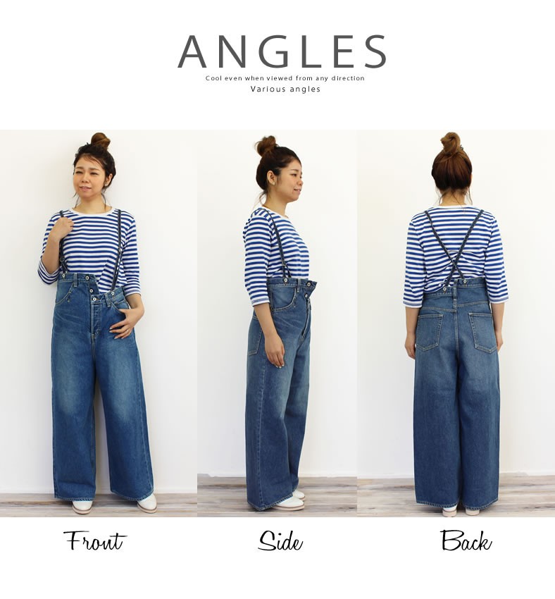 Johnbull（ジョンブル） レディース ユナイト サスペンダー ワイド