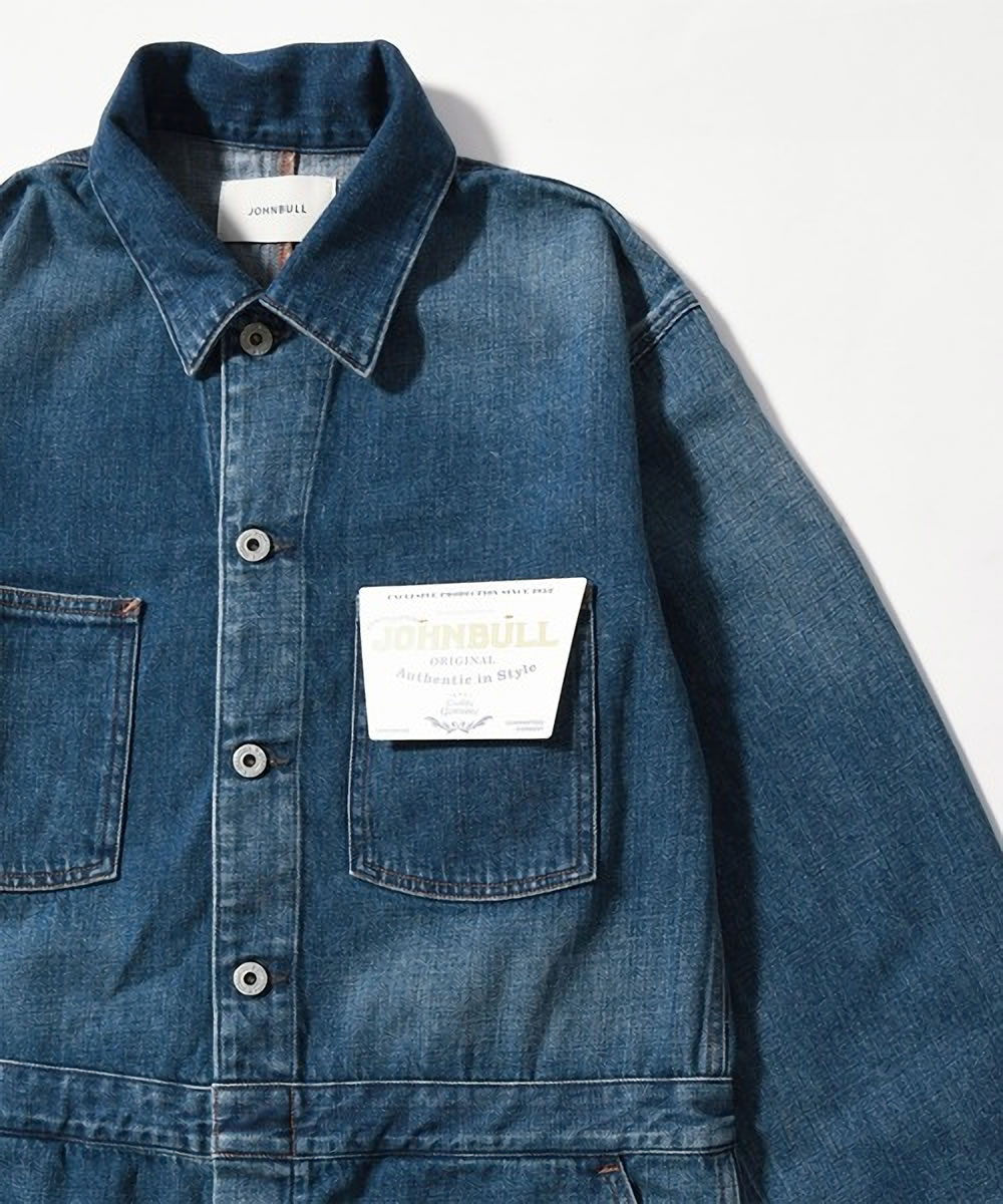 Johnbull（ジョンブル） メンズ 12.5オンスデニムオールインワン