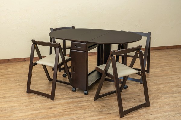 サカベ ダイニングテーブルセット 5点 ダイニングテーブル バタフライ