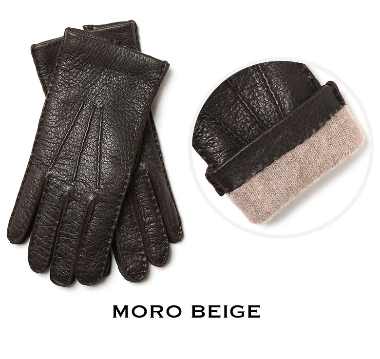 メローラ 手袋 ペッカリー メンズ カシミア グローブ MEROLA : VIAJERO