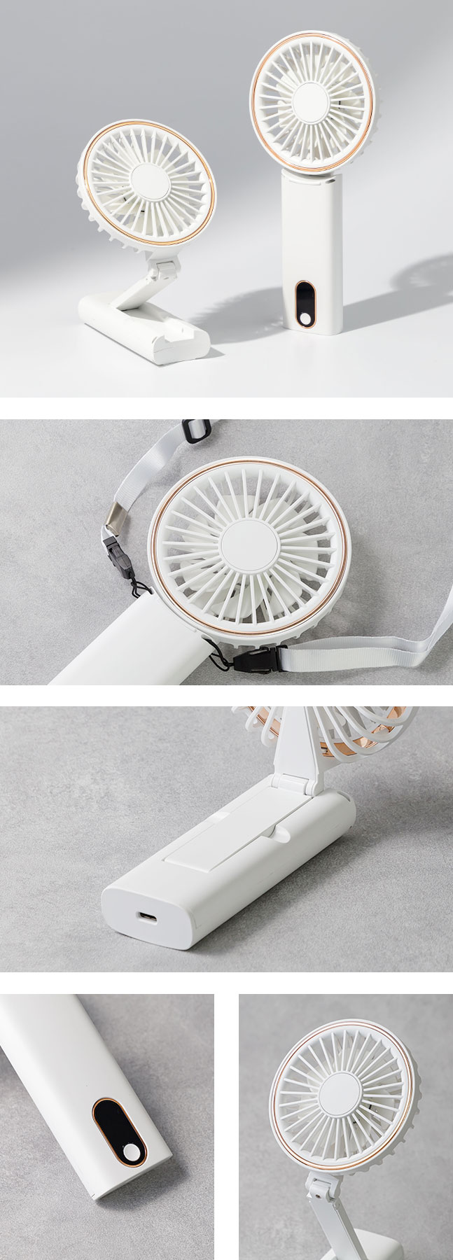 メール便送料無料] 4WAYハンディファン Ultra Slim Fan {3}【軽量 薄型