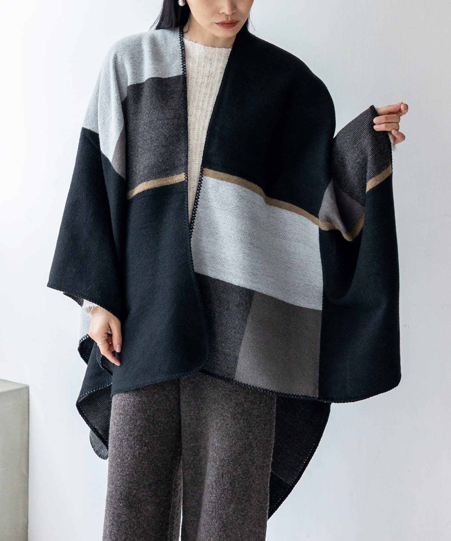 VitaFelice（ヴィータフェリーチェ） ブランケット ポンチョ ひざ掛け