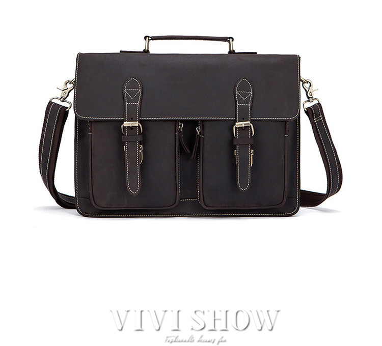 厚手本革 ショルダーバッグ メンズ 本革 メッセンジャーバッグ A4鞄