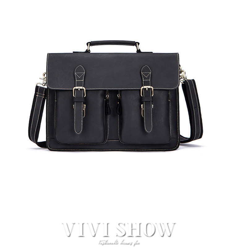 厚手本革 ショルダーバッグ メンズ 本革 メッセンジャーバッグ A4鞄