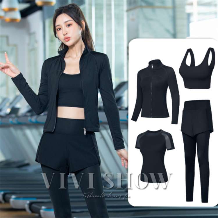 スポーツウェア レディース 上下5点セット トレーニングウェア