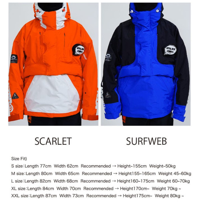 26-27 MTN ROCK STAR マウンテンロックスター HMK 2 JACKET HARUMAKI