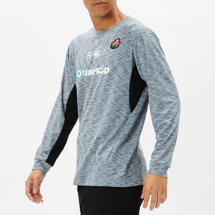 シャツ カンタベリー 長袖 Tシャツ メンズ ラグビー 日本代表