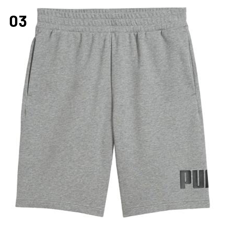 PUMA（プーマ） スウェット ハーフパンツ メンズ PUMA ESS ビッグ NO