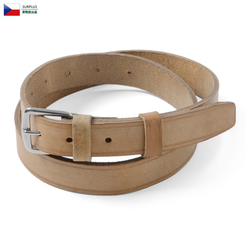 MILITARY（ミリタリー） 実物 新品 チェコ軍 ヴィンテージ レザー