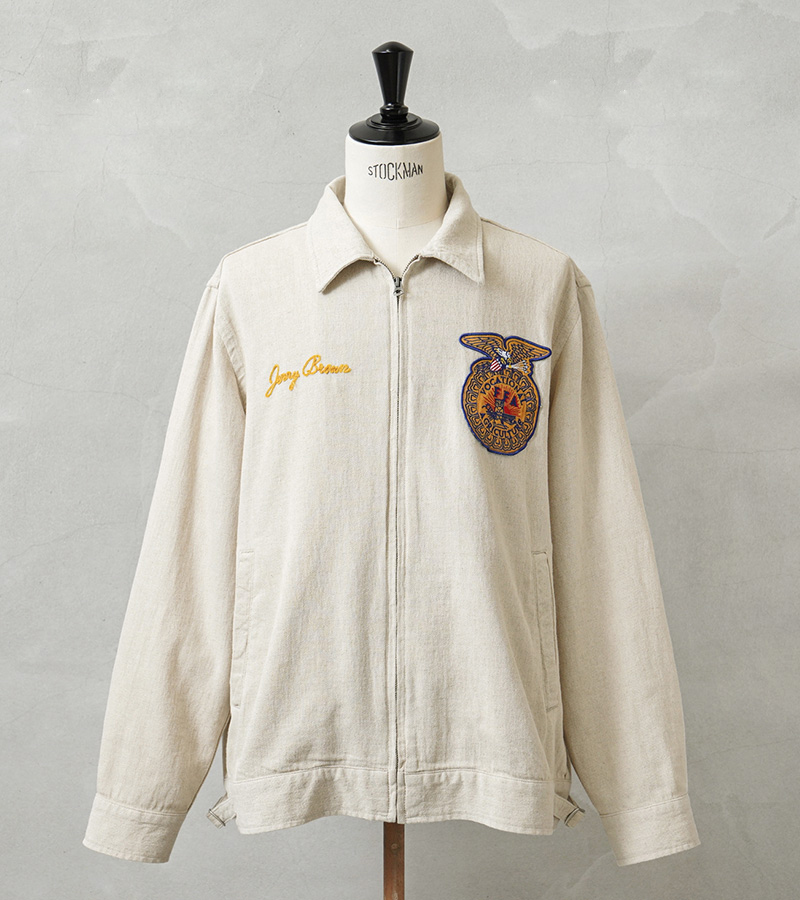 HOUSTON（ヒューストン） 51478 コットン リネン ジャケット FFA