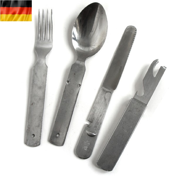 MILITARY（ミリタリー） 実物 USED ドイツ軍 BW カトラリーセット