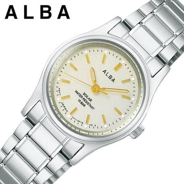 ALBA（SEIKO） セイコー アルバ ソーラー 時計 電池交換不要 SEIKO